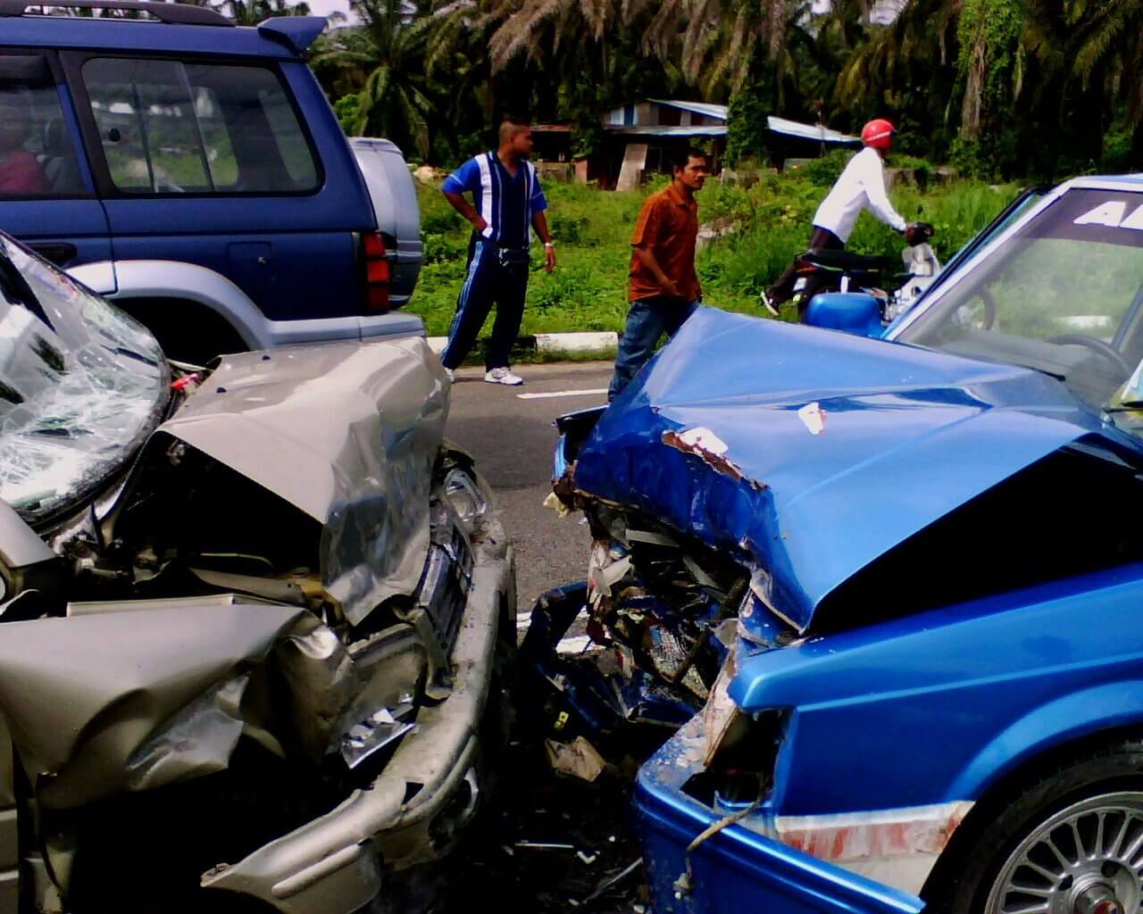 Car accident crash leading to injury