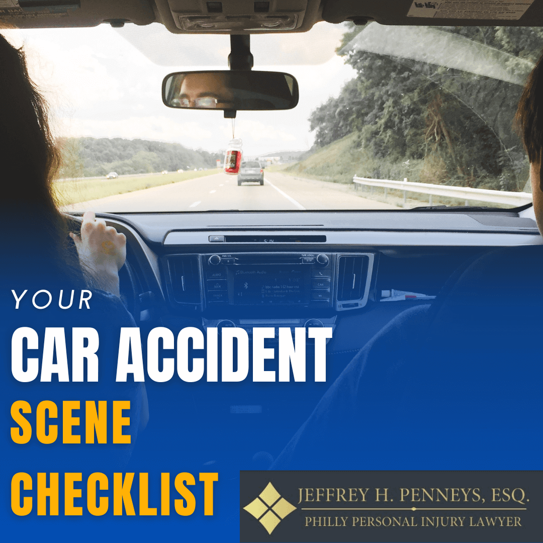 car accident scene checklist